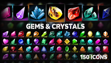 Gems and Crystals - Icons